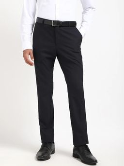 Tommy Hilfiger - Regular Fit Solid Mid Rise Trouser - Black
