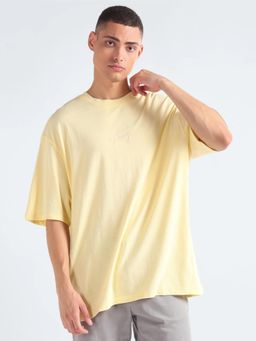 Tommy Hilfiger - Oversized Fit Cotton T-Shirt - Yellow