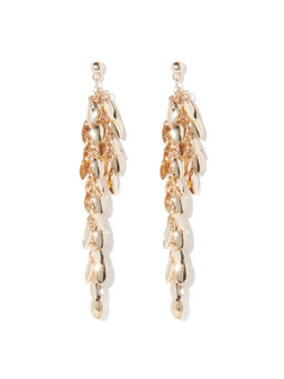 Forever New - Morgan Leaf & Pearl Drop Earrings