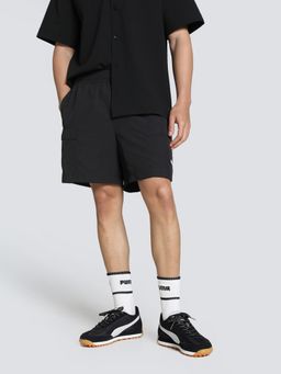 Puma - Wardrobe Essentials Relaxed Fit 6 Cargo Men's Black Shorts