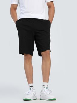 Puma - Ess Zippered Jersey 8 Mens Black Shorts