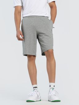 Puma - Ess Zippered Jersey 8 Men's Grey Shorts
