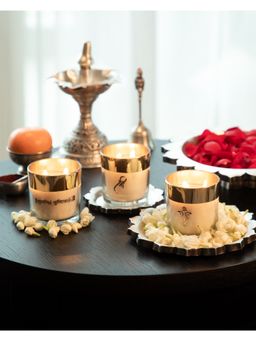 SEVA HOME - Enchante Divine Candle Set (Pack Of 3) Luxury Gifting 25 Hour Burn