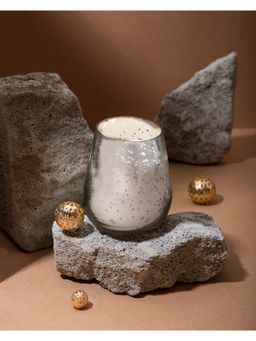 SEVA HOME - Royal Blanc Candle (Silver) Luxury Gifting 20 Hours Burn