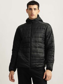 LINDBERGH - Black Solid Puffer Jacket