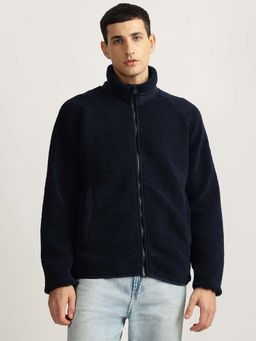 LINDBERGH - Blue Solid Bomber Jacket