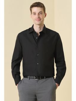 Allen Solly - Men Black Full Sleeves Formal Shirt