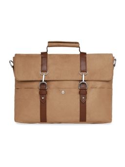 MBOSS - Faux Leather 15.6 Inch Laptop Messenger Bag