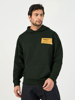 Styli - Men Jurassic Park Character Back and Front Print Oversized Hoodie