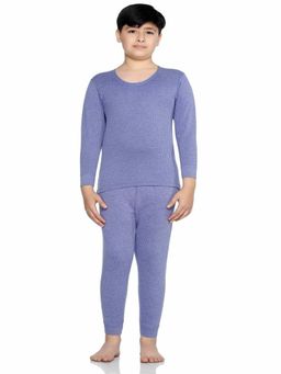 Bodycare - Unisex Round Neck Full Sleeves - Denim Blue (Set of 2)