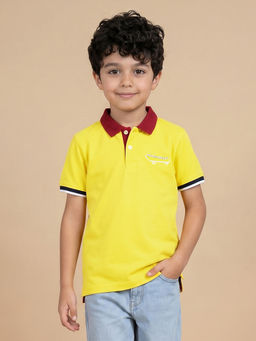 Allen Solly Junior - Yellow Polo T-Shirt