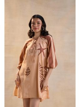 Vedika M - Peach Under The Sea Short Dress