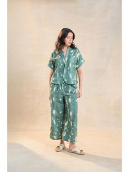 Vedika M - Green Waterdrop Co-Ord (Set of 2)