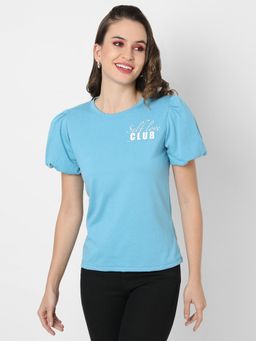 PINACOLADA - Women Blue Printed Regular Top