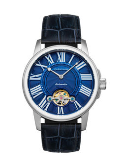Earnshaw - MARYLEBONE Automatic Blue Round Dial Mens Watch - ES-8196-03