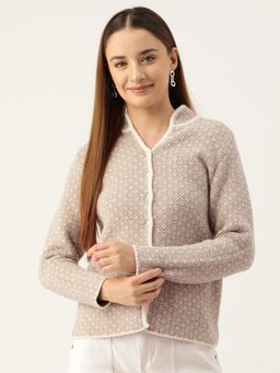 APSLEY - Women Printed Multi-Color Sweater