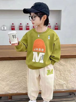 Little Surprise Box - Unisex Mint Green 3D Cap Design Track Suit (Set of 2)