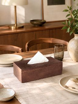 Mason Home - Contour Wooden Tissue Box