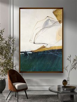 The Art House - Abstract Painting Multicolor (20X30 Inches)