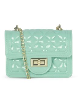 London Rag - Mint Green Quilted Sling Bag