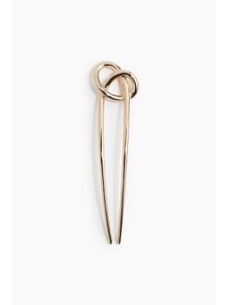 H&M - Women Gold Knot-Detail Hair Stick