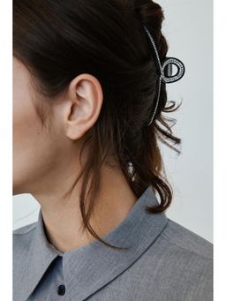 H&M - Women Black Embellished Hair Claw