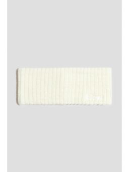 H&M - Girls White Embroidery-Detail Ribbed Headband