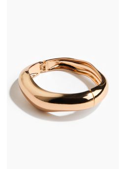 H&M - Women Gold Hinged Cuff Bracelet