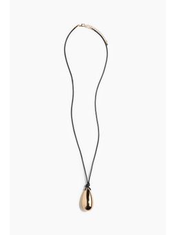 H&M - Women Gold Pendant Cord Necklace