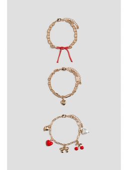H&M - Girls Gold 3-Pack Bracelets