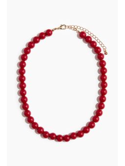 H&M - Women Red Beaded Necklace