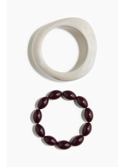 H&M - Women Brown 2-Pack Bracelets