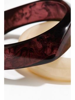 H&M - Women Brown 2-Pack Bangles