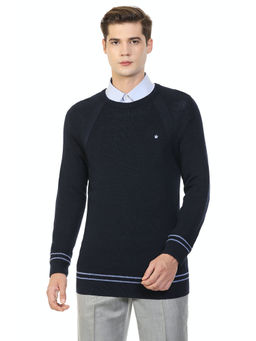 Louis Philippe - Navy Blue Sweater