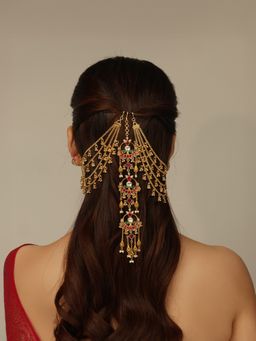 Joules By Radhika - Multi-Colour Savika Hair Chain