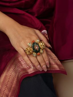 Joules By Radhika - Multi-Colour Zavira Ring (14)