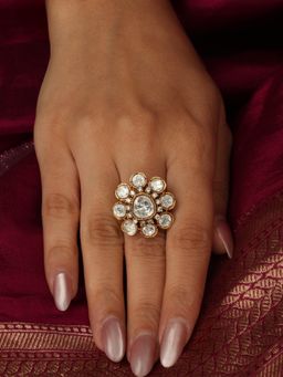 Joules By Radhika - White Ruhani Ring (10)