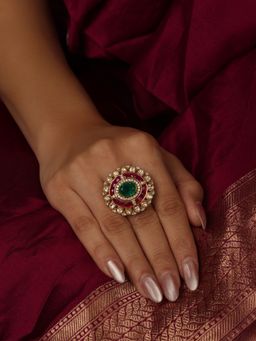 Joules By Radhika - Multi-Colour Zaina Ring (12)