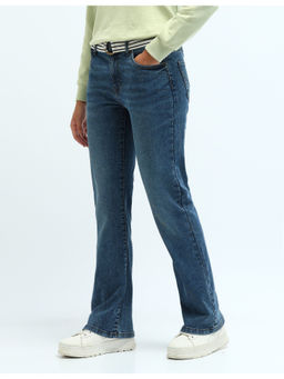 U.S. POLO ASSN. - Mid Rise Navy Blue Bootcut Jeans