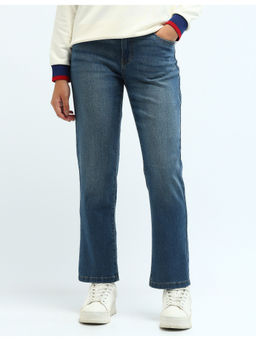 U.S. POLO ASSN. - High Rise Navy Blue Slim Fit Jeans