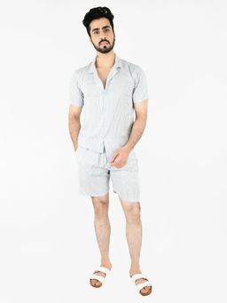 Blissence - Blue Stripes Co-Ord Set