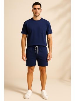 Blissence - Navy Blue Knitted Co-ord Set