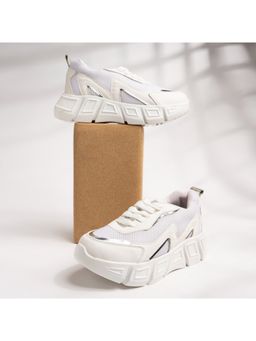 Shoetopia - Women White Running Non-Marking Shoes