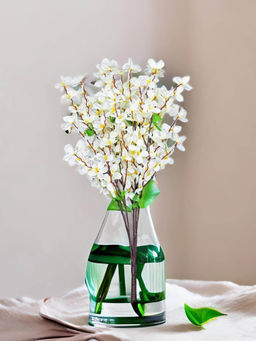 At Home by Nilkamal - Hyacinth Artificial Flower Bunch White