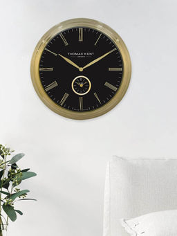 At Home by Nilkamal - Attic Analog Wall Clock Black