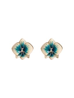 Forever New - Signature Orchid Enamel Earrings