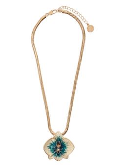 Forever New - Signature Orchid Enamel Necklace