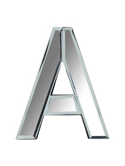 Pinch of Pretty - Classy Letter "A" Alphabet Mirror Wall Hanging