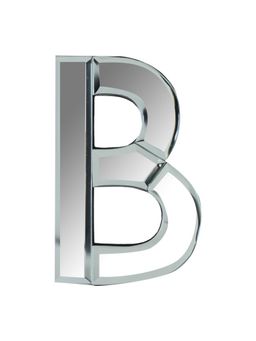Pinch of Pretty - Classy Letter "B" Alphabet Mirror Wall Hanging