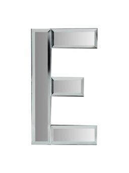 Pinch of Pretty - Classy Letter "E" Alphabet Mirror Wall Hanging